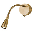 Searchlight - 9917SB - Searchlight Flexy LED Adjustable Wall Light -Satin Brass Search Light Part Number 9917SB