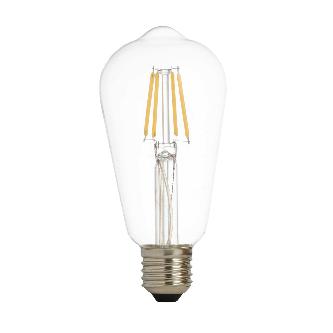 Searchlight - PL4427-6WW - Searchlight Pack 5 Dimmable LED E27 Filament Squirrel Lamp - Clear Glass Search Light Part Number PL4427-6WW