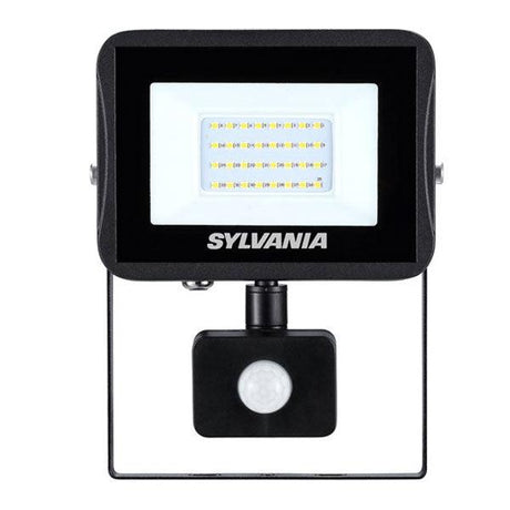 Sylvania - FL-CP-50138 SYL - Sylvania Integrated Start LED IP54 Floodlight with PIR Black 28W 4000K MPN = 50138