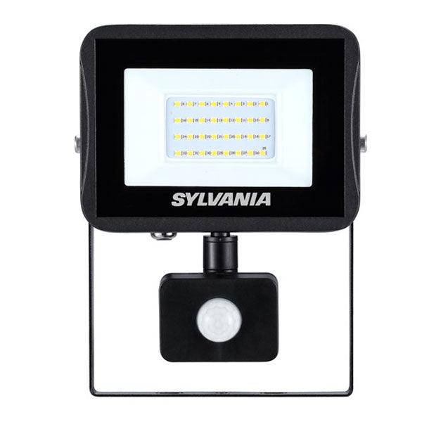 Sylvania - FL-CP-50138 SYL - Sylvania Integrated Start LED IP54 Floodlight with PIR Black 28W 4000K MPN = 50138