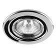 Sylvania - FL-CP-59740 LIN - Sylvania SylFire Chrome Fire Rated Tilting Downlight (GU10 - no lamp) MPN = 59740