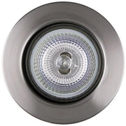 Sylvania - FL-CP-59747 LIN - Sylvania SylFire Brushed Steel Fire Rated Fixed Downlight (GU10 - no lamp) MPN = 59747