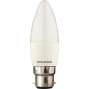 Sylvania - FL-CP-LCND4.5BCOVWW SYL - Sylvania Sylvania LED Candle 4.5W (40W eq.) B22d Opal Very Warm White MPN = 29606