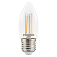 Sylvania - FL-CP-LCND4.5ESCVWW SLI - Sylvania LED Filament Sylvania Retro LED Candle 4.5W (40W eq.) E27 Clear Very Warm White Part Number = 0029374