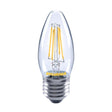 Sylvania - FL-CP-LCND4.5ESCVWW/DIM SYL - Sylvania LED Candle 4.5W E27 Edison Screwed Cap 827 2,700K Clear Dimmable