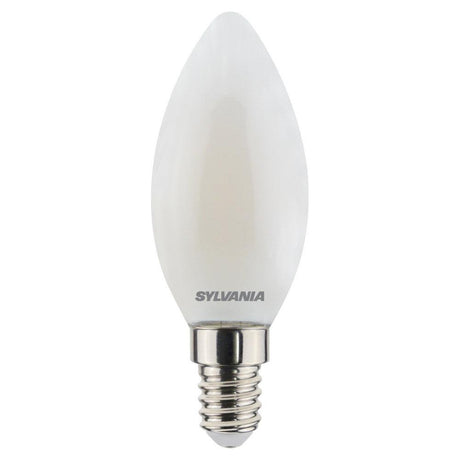 Sylvania - FL-CP-LCND6SESOVWW SLI - Sylvania 29484 Sylvania Retro LED Candle 6W (60W eq.) E14 Opal Very Warm White LED Candles LED Lamps