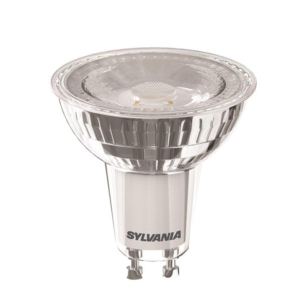 Sylvania - FL-CP-LGU10/5WW36 SYL - Sylvania 29114 Sylvania LED GU10 5W (60W eq.) Warm White 36 Degrees 450lm LED 50mm GU10 LED Lamps