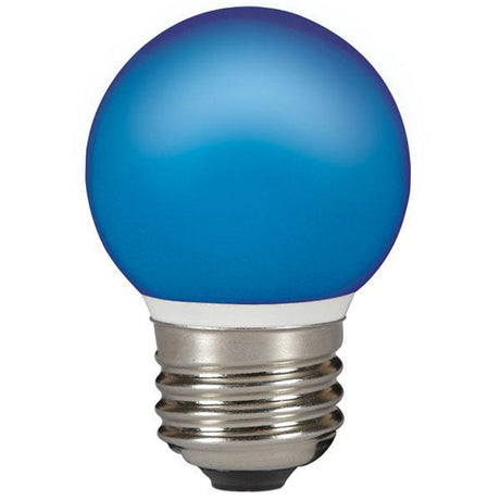 Sylvania - FL-CP-LRND45ESB SYL - Sylvania LED RND45 0.5W ES E27 Edison Screwed Cap Blue