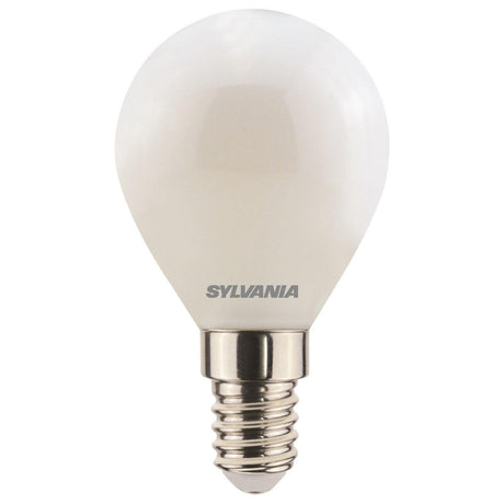 Sylvania - FL-CP-LRND45SESO/4.5CW/DIM SYL - Sylvania 29494 Sylvania LED 45mm Round 4.5W SES Opal Cool White Dimmable LED 45mm Round LED Lamps