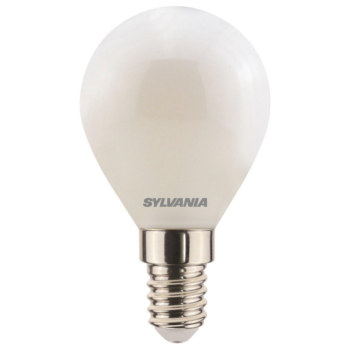 Sylvania - FL-CP-LRND45SESO/4.5DL/DIM SLI - Sylvania 29496 Sylvania LED 45mm Round 4.5W (40W eq.) SES Opal 6500K Dimmable LED 45mm Round LED Lamps