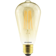 Sylvania - FL-CP-LSQ6ESG/DIM SLI - Sylvania Sylvania ToLEDo Retro ST64 Gold 6W 240V 560lm 825 E27 Dimmable MPN = 29307