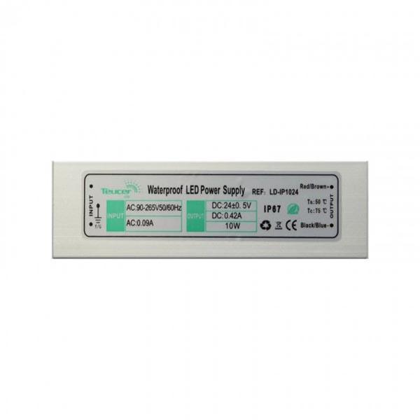 Teucer - FL-CP-LED/DRI/24V/10W TEU - Currently Unassigned LED Power Driver 170-265V AC 10W 24V DC IP67 MPN = LD-IP10/24