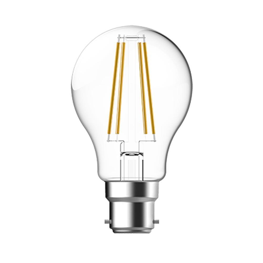 Tungsram - FL-CP-L8.5BCCVWW TUN - Tungsram LED GLS 8.5W (75W) BC B22d Bayonet Cap Very Warm White 827 220-240V Clear Tungsram