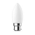 Tungsram - FL-CP-LCND5BCOVWW/DT TUN - Tungsram LED Candle 5W (40W) BC Frosted 2000K-2700K Dim to Warm - Manufacturers part Number = 93117666EAN Number = 1599410006952